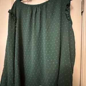 Elegant Green Women's Top